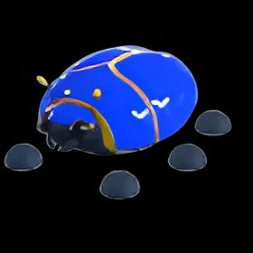 Giant Blue Scarab